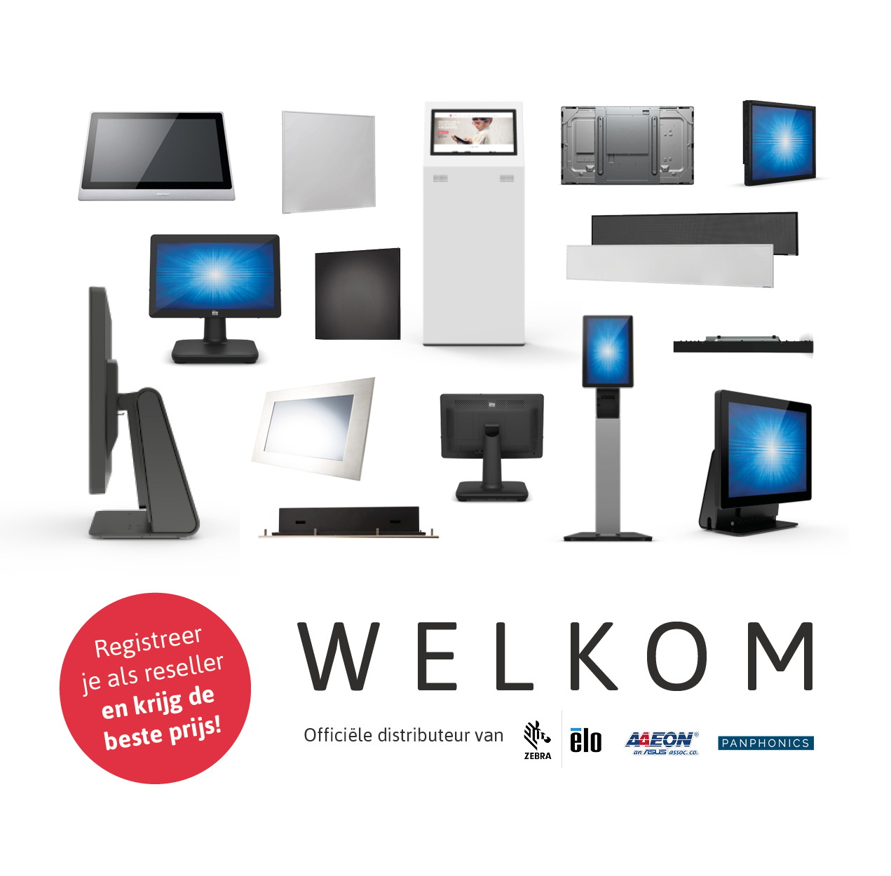 Distributeur van interactieve schermen en maatwerk oplossingen